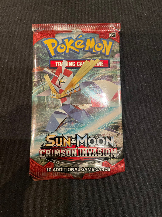 Sun and Moon Crimson Invasion Booster Pack ( Single )